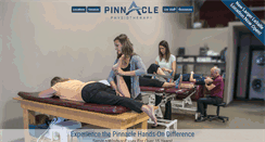 Desktop Screenshot of pinnaclephysiotherapy.com