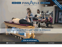 Tablet Screenshot of pinnaclephysiotherapy.com